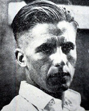 Jimmy Tompkins in Fulham shirt