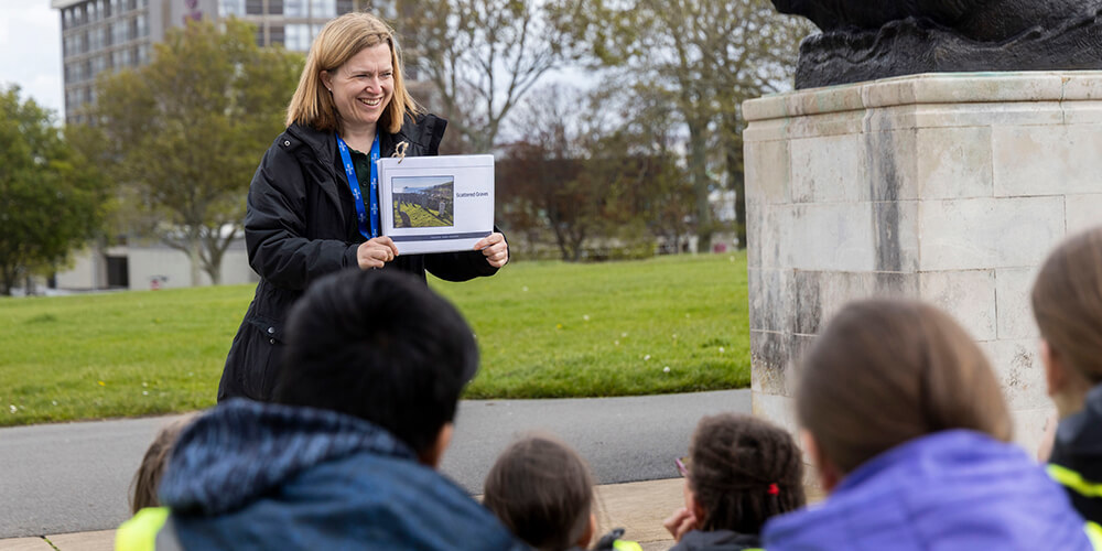 CWGC Talk at Plymouth naval memorial