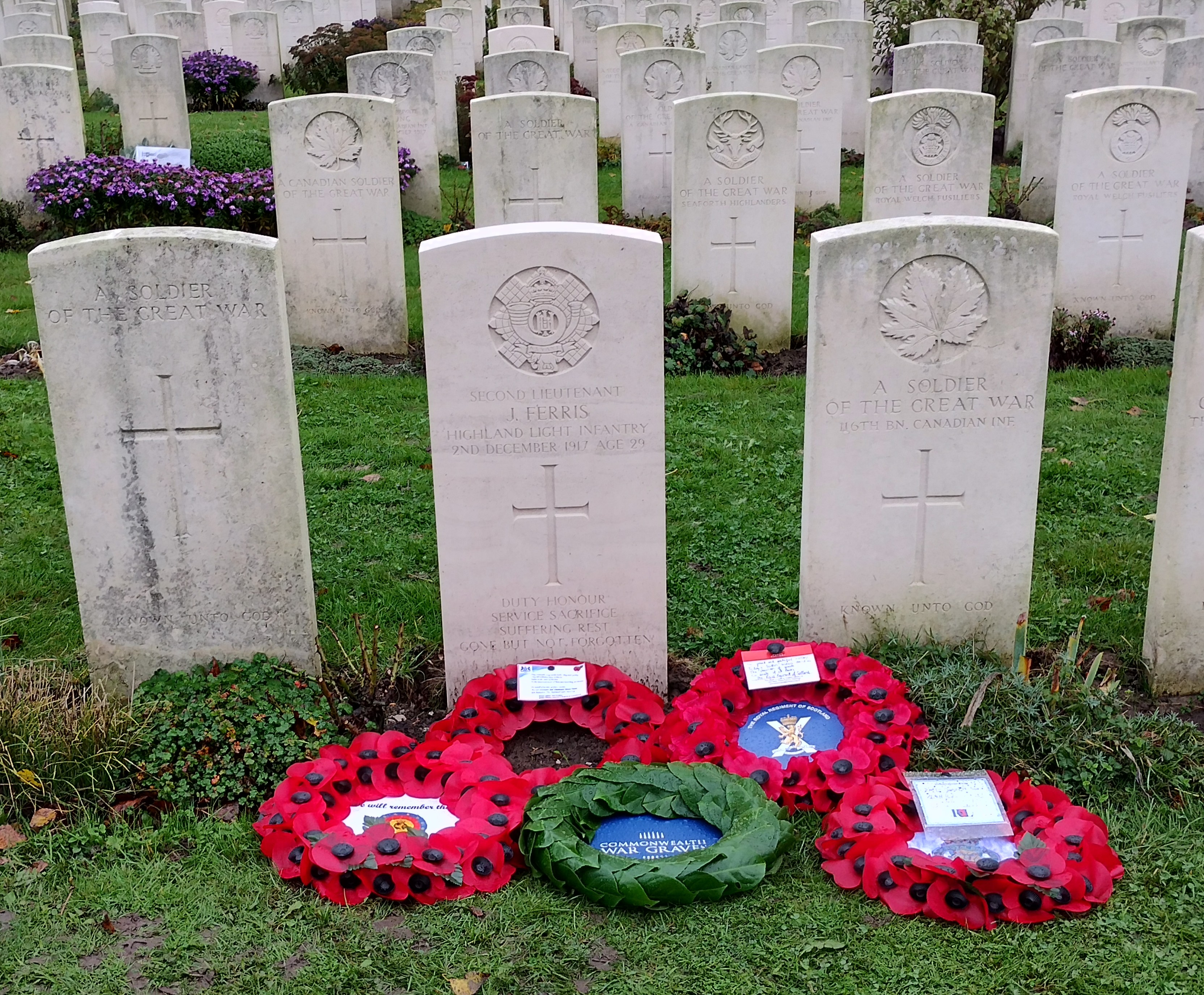 Graves of two Glasgow soldiers identified in Belgium