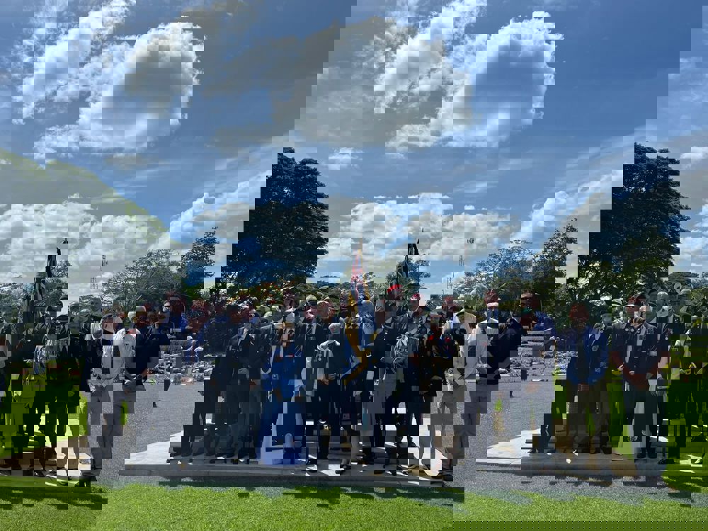 Dignataries and armed forces figures gathered in Chungkai War Cemetery to mark Remembrance Day.