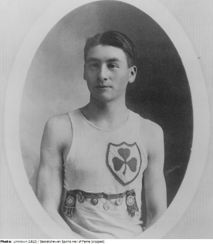 Private Alexander Decoteau in his athletics cop