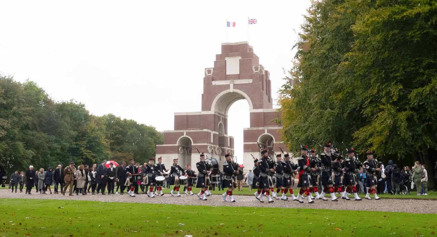 Thiepval Memorial official reopening ceremony