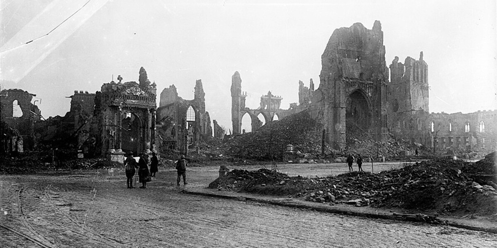Ruins of Ypres WW1