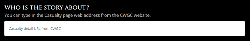 Example of casualty url field