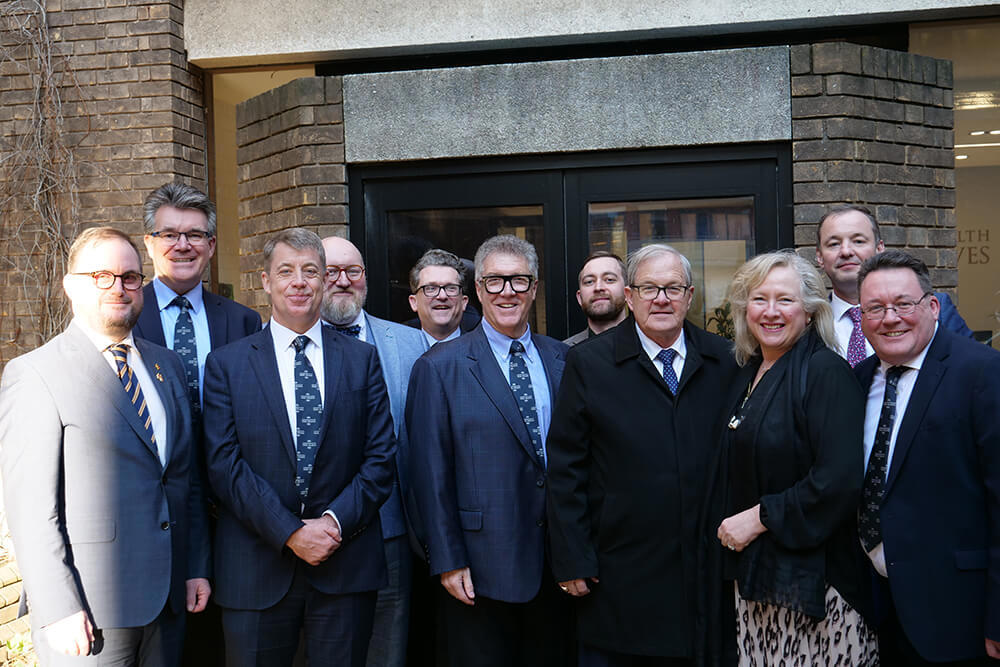 Minister for Veterans Affairs and CWGC Senior Leadership Team