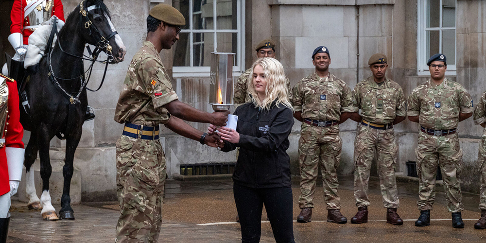 Lighting our Legacy at Horse guard's parade