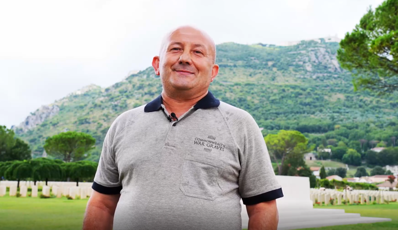 Carlo Castiglia in Cassino War Cemetery