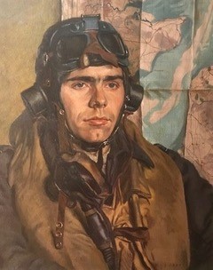 John Books portrait in his flying gear.