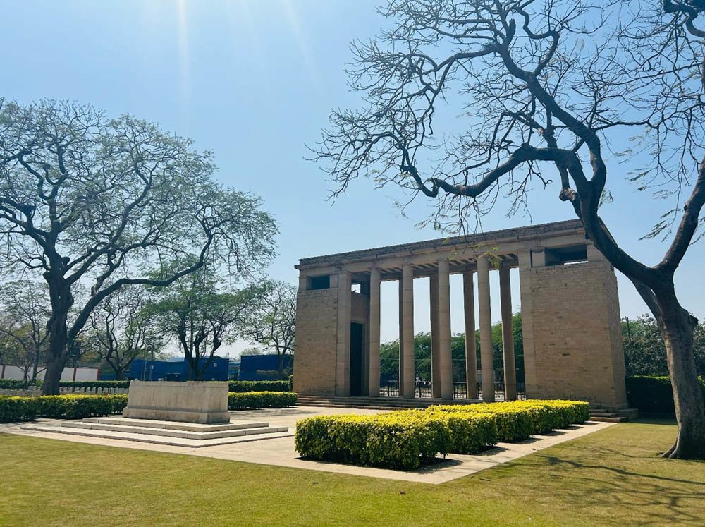 Stone of Remembrance and Entryway to Delhi War Cemetery