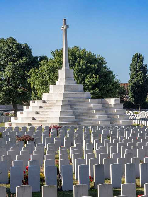 Cross of Sacrifice at Tyne Cot