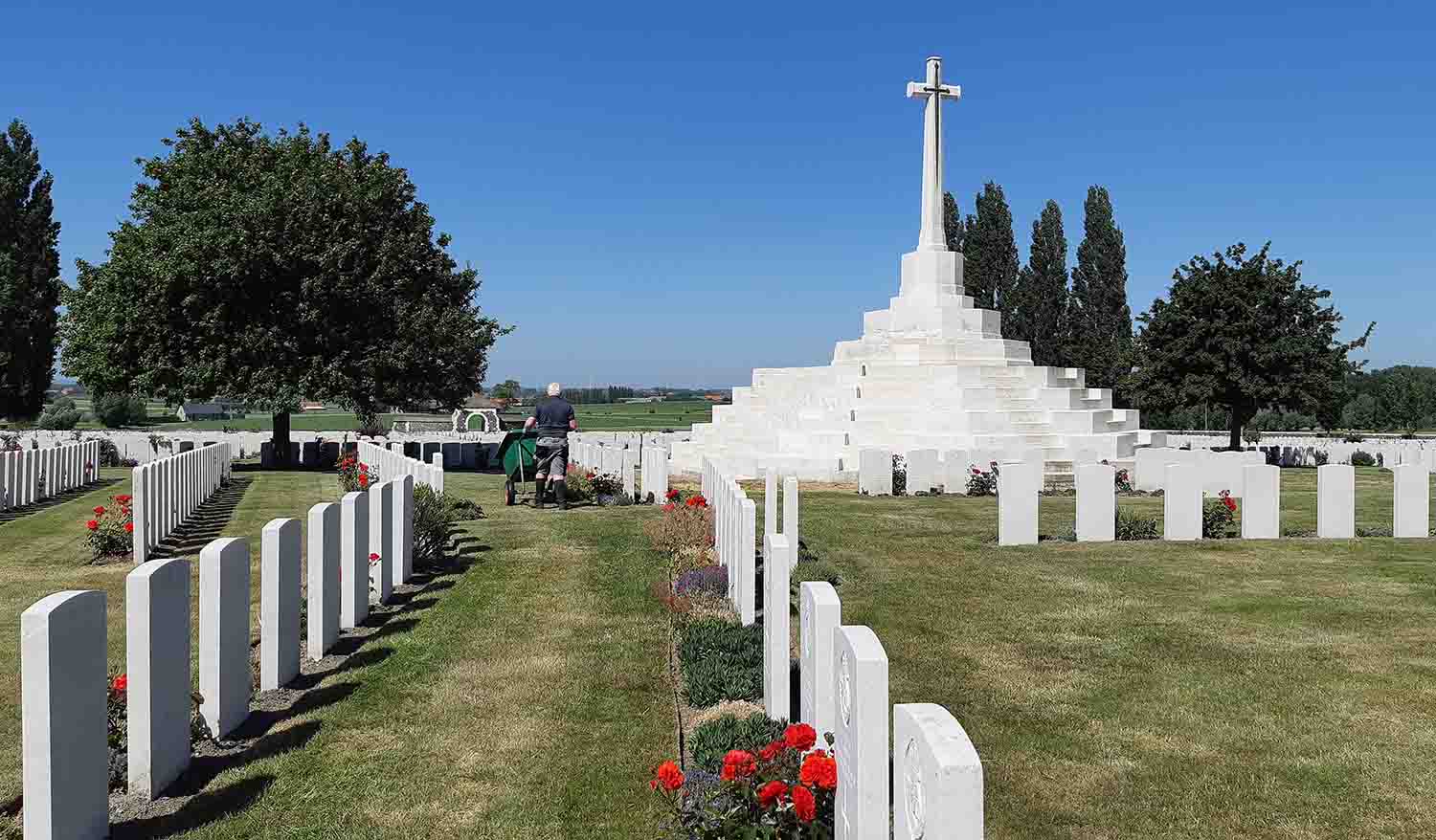 Rededication service for Captain John Russell Pound, 2nd Battalion The King’s Shropshire Light Infantry