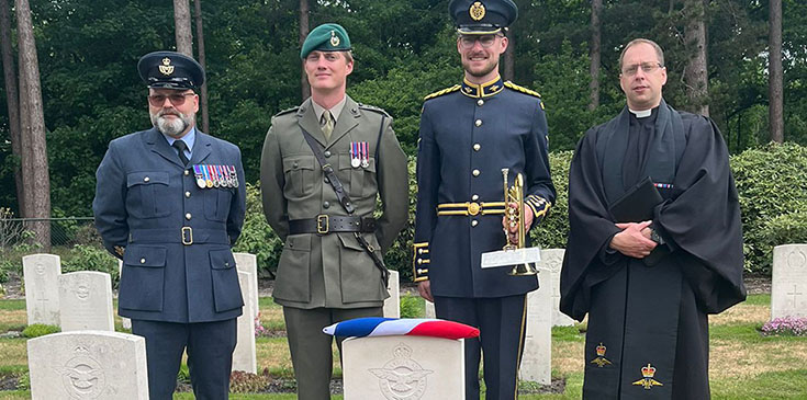 GRAVE OF MISSING WORLD WAR 2 PILOT IDENTIFIED IN THE NETHERLANDS