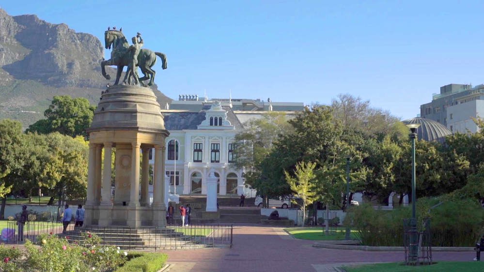 The garden in Cape Town