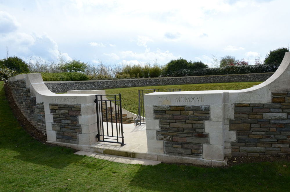 Zivy Crater Boundary wall and entrance