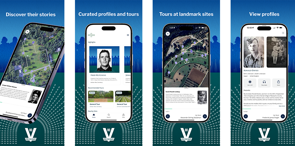 Take a journey to CWGC sites across the globe with the For Evermore App