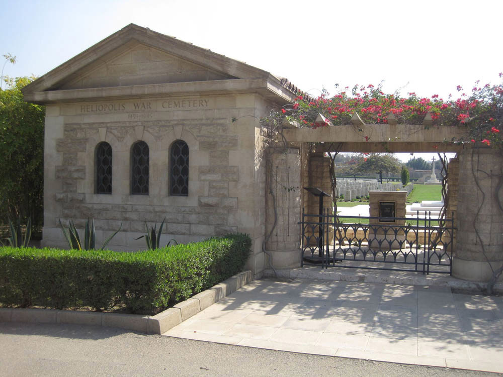 Heliopolis War Cemetery entrance