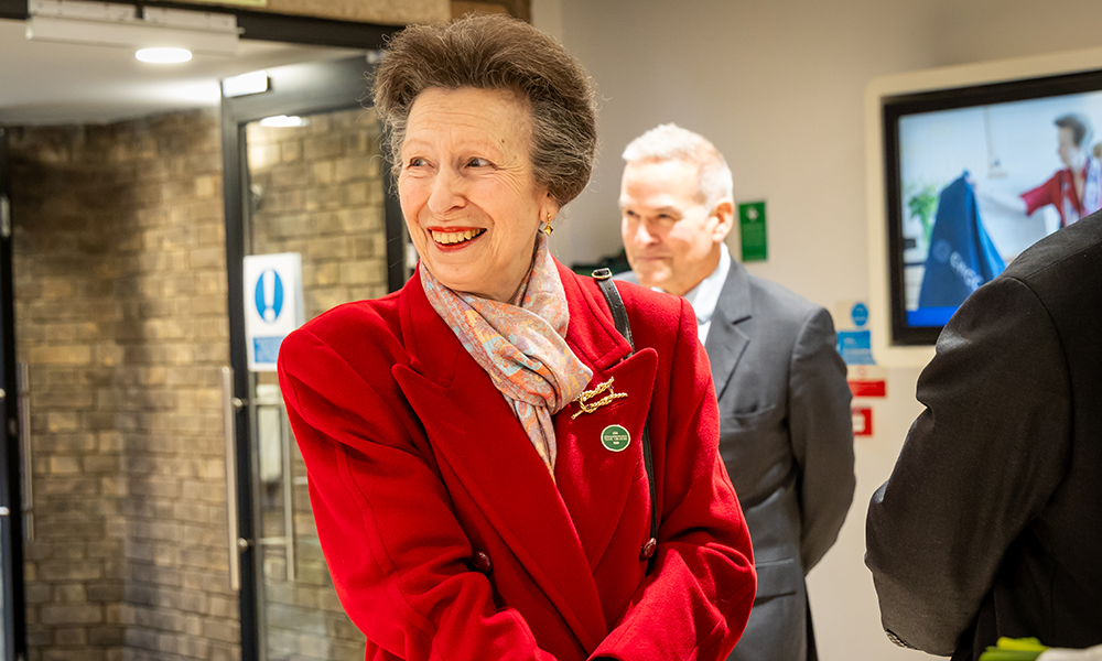 HRH The Princess Royal at CWGC head office