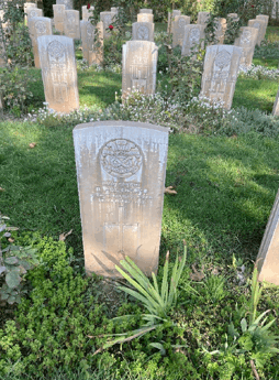Headstones at Tehran War Cemetery