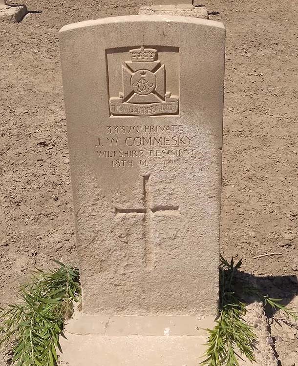 Family get to see Grandfather’s final resting place more than a century on