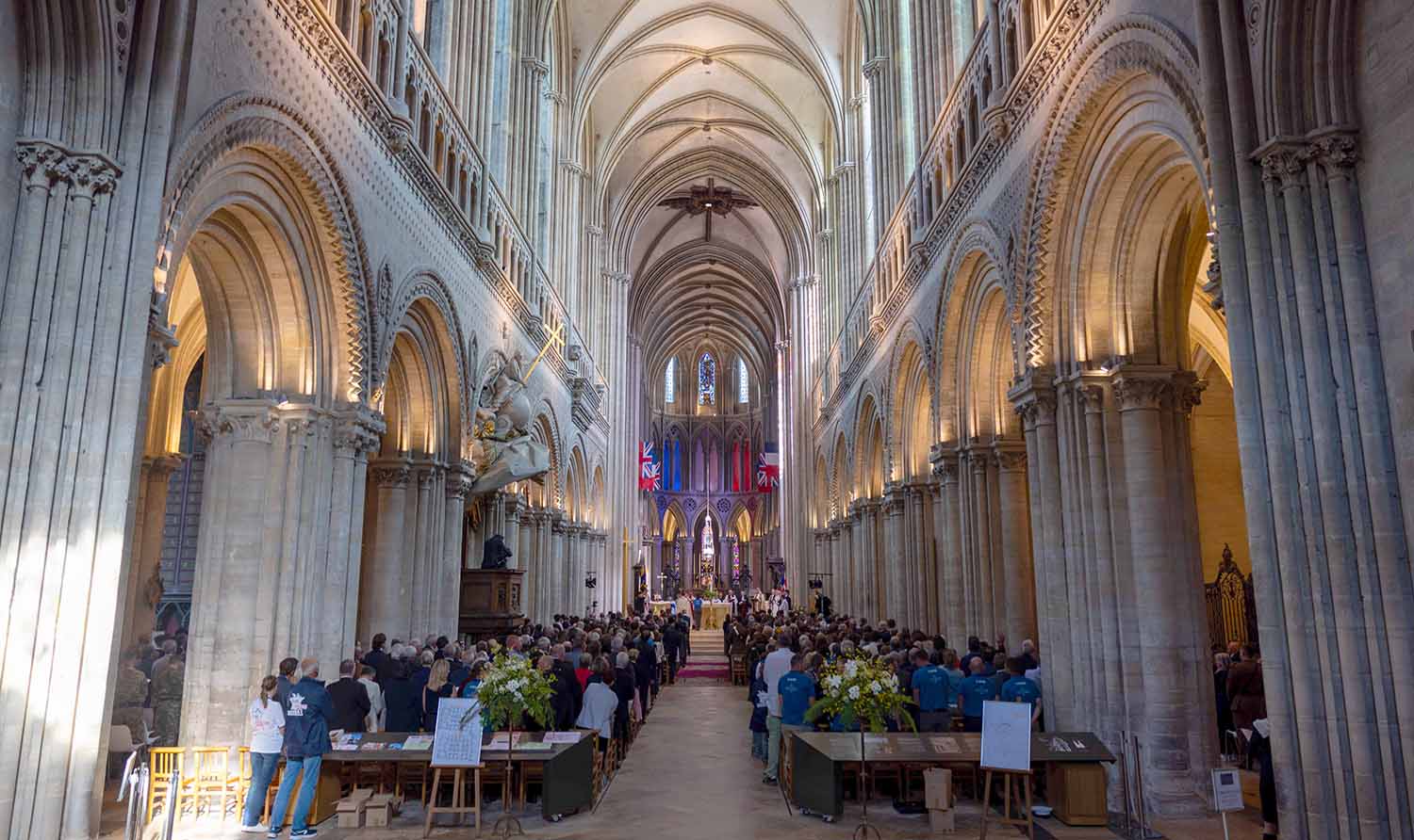 D-Day 82 Service of Thanksgiving at the Cathedral of Notre-Dame de Bayeux, Normandy