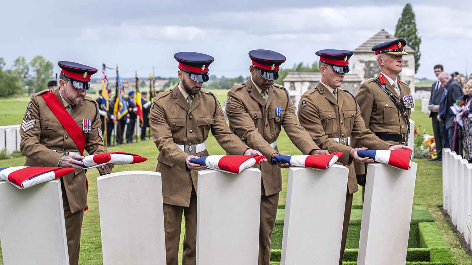 Six First World War soldiers identified and laid to rest in Belgium