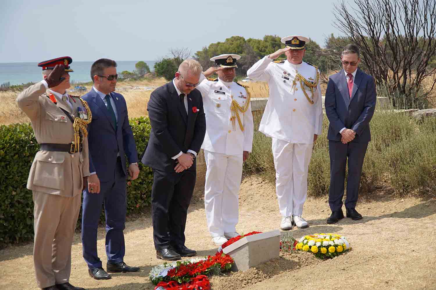 Blessing service for remains discovered on Gallipoli peninsula