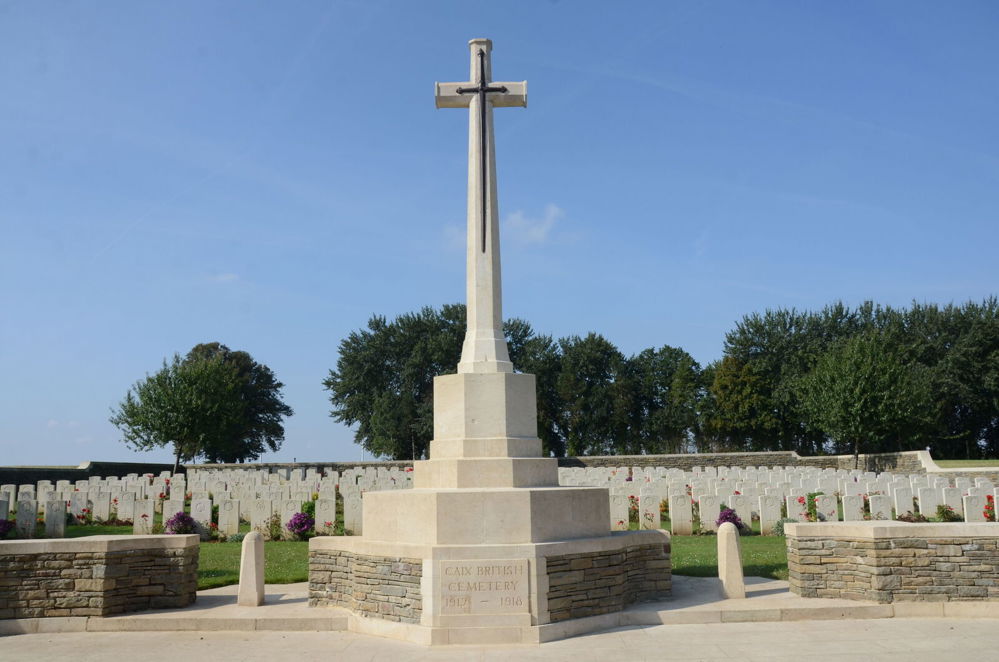 Caix British Cemetery Cross of Sacrifice