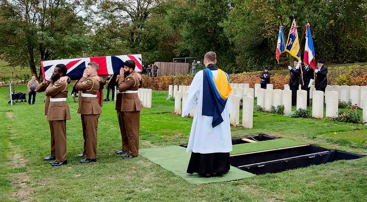 Four First World War soldiers from Grimsby buried in France