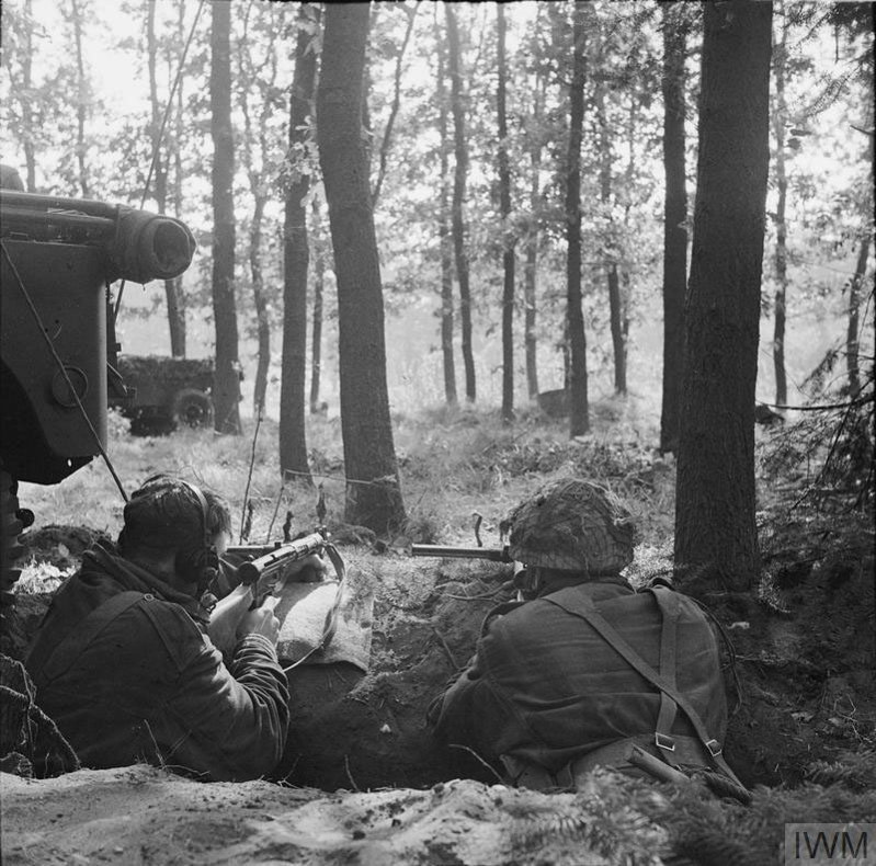 Paratroopers hold the line at Arnhem Oosterbeek during Operation Market Garden