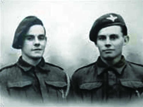 The Gronert Twins in Parachute Berets