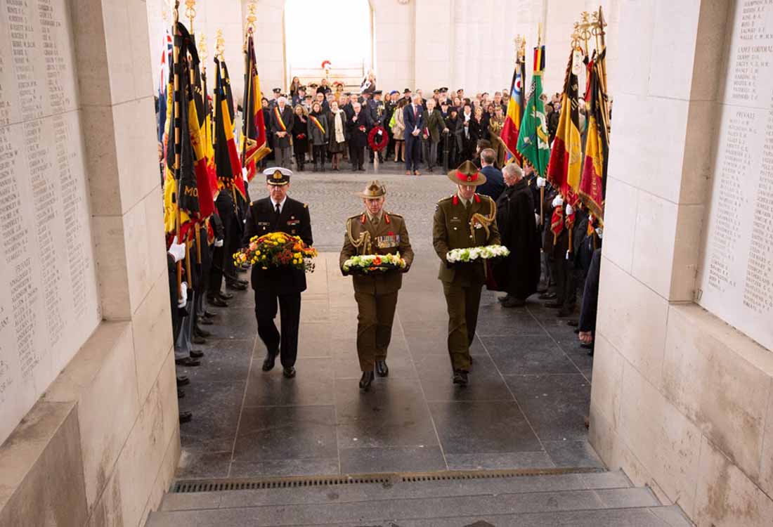 ANZAC Day commemorations at CWGC cemeteries and memorials around the world