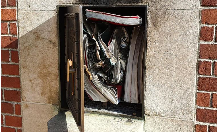 Vandalism at Thiepval Memorial