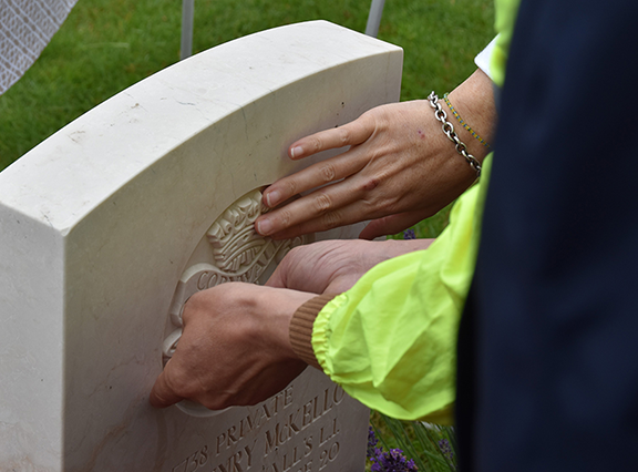 New tour of Tyne Cot available for visually impaired visitors