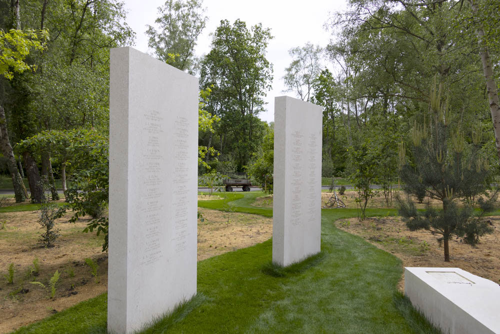 Stelae at the Brookwood 1914-918 Memorial.