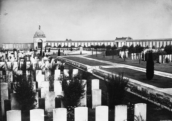 Historic image of Tyne Cot Cemetery