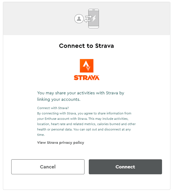 Connect to strava privacy policy