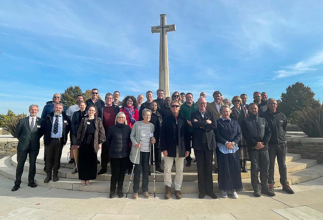 CWGC welcomes Commissioners for tour of France and Belgium