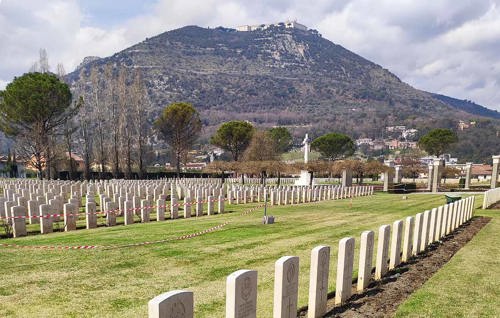 Renovation at Cassino War cemetery