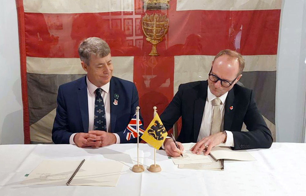CWGC signs Commemoration Pact with Flanders