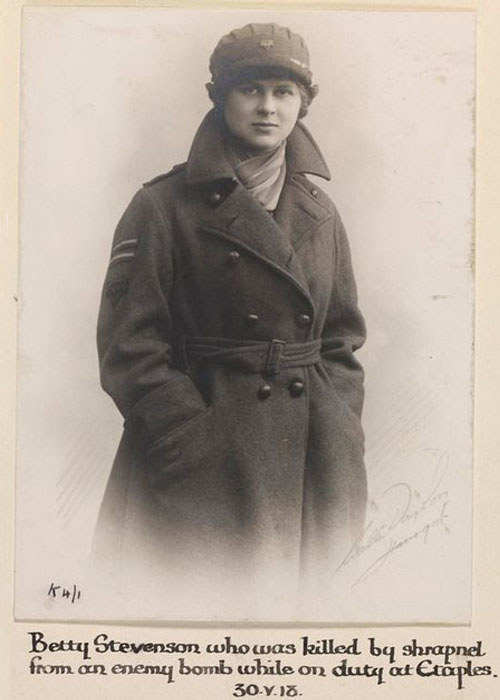 YMCA VOLUNTEER BERTHA ‘BETTY’ STEVENSON 