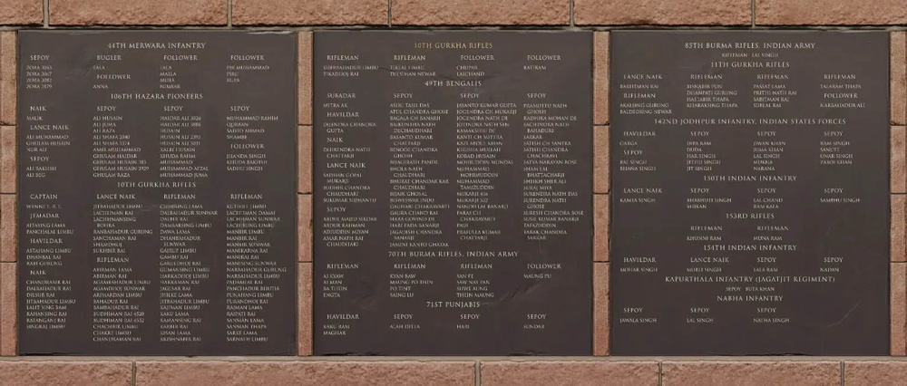 Basra Memorial memorial panels