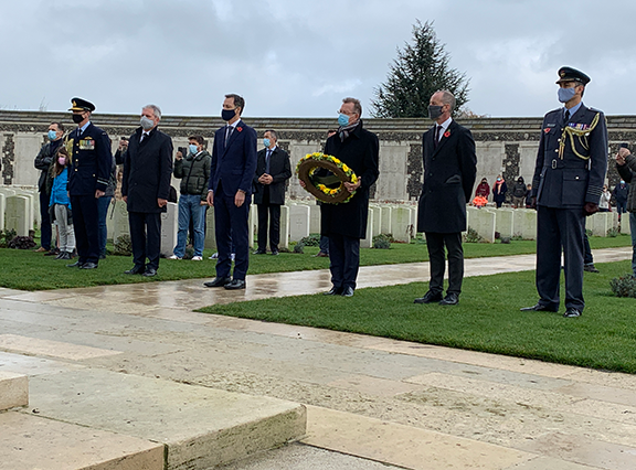 Belgian PM makes private Remembrance Day visit to Tyne Cot Cemetery
