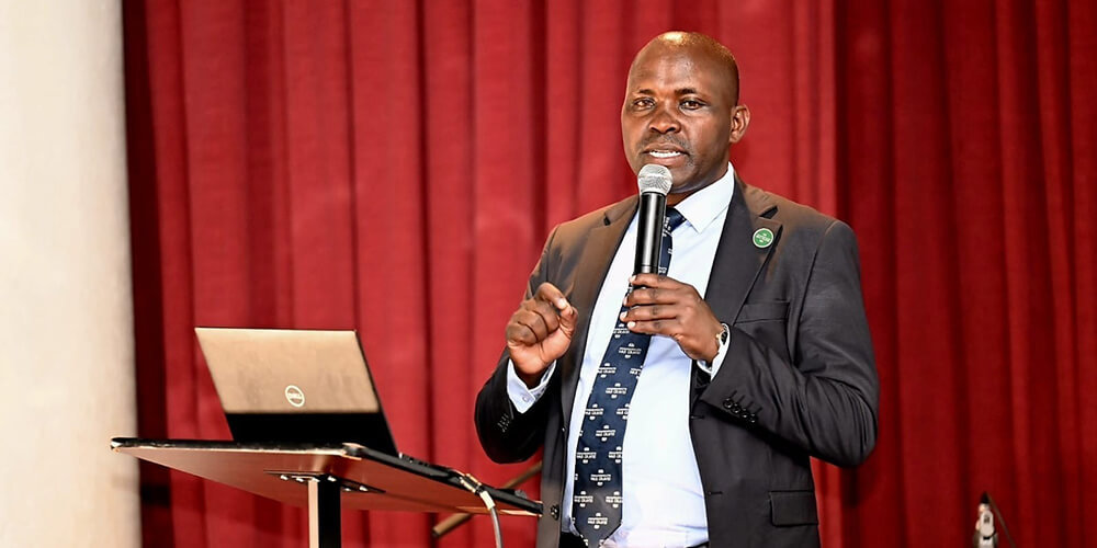 CWGC’s East Africa Manager Daniel Achini At the National Museum of Kenya in Nairobi