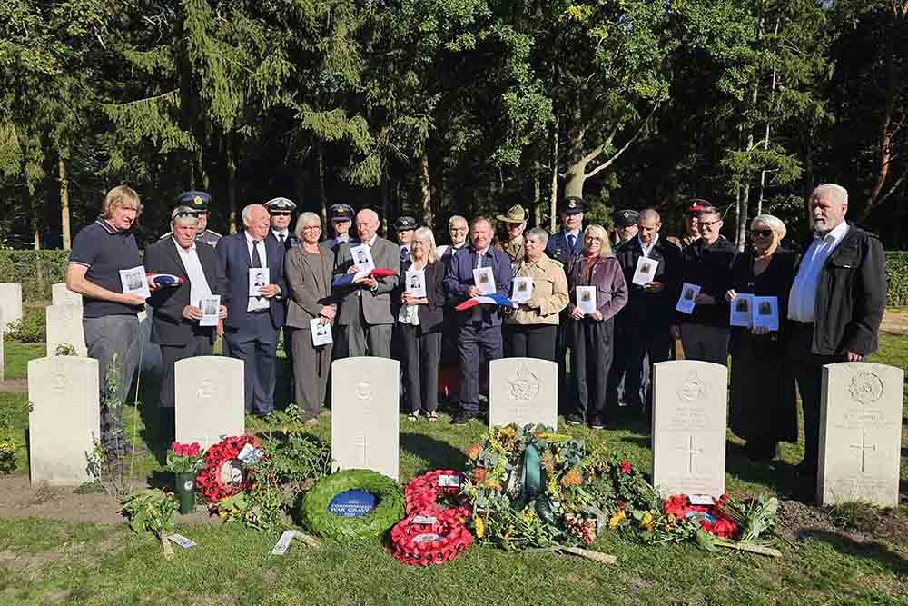 Four Lancaster crewmembers identified and rededicated in the Netherlands