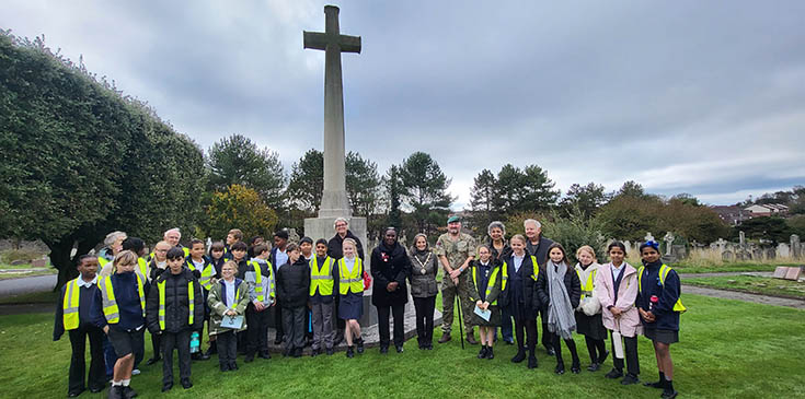 Commonwealth War Graves connects with East Sussex Schoolchildren for Black History Month