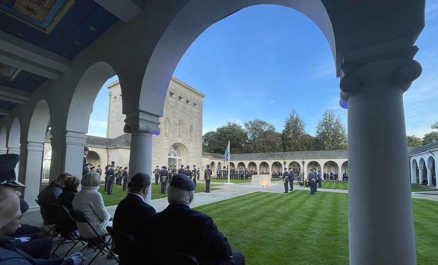 Unveiling of Runnymede Air Forces Memorial 70th Anniversary