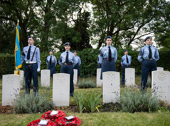 Air cadets hold Battle of Britain memorial ceremony