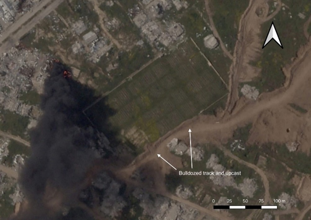 Gaza satellite imagery