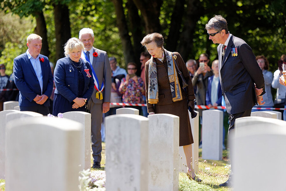 HRH Princess Anne - Etaples