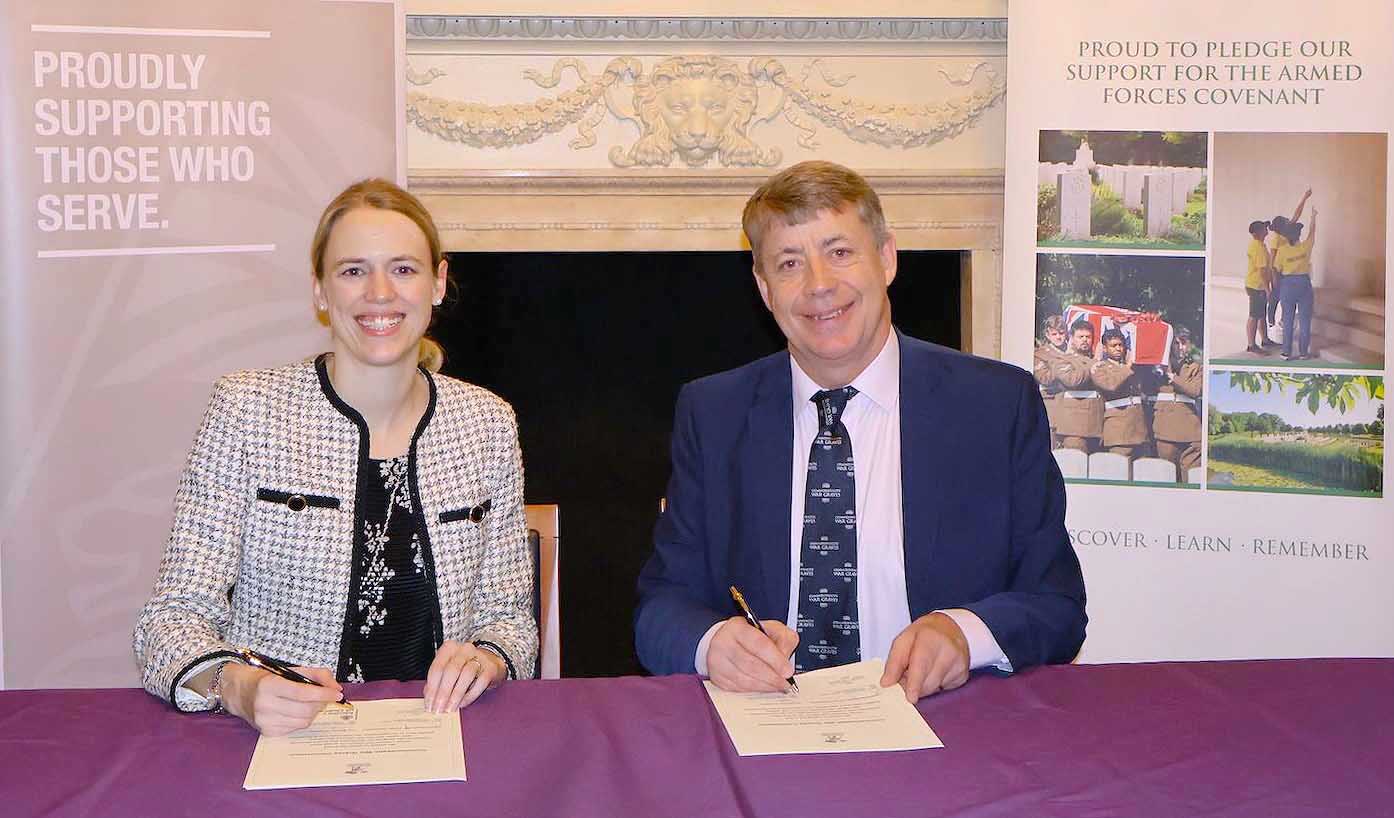 Commonwealth War Graves Commission signs Armed Forces Covenant